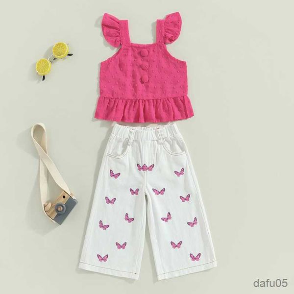 clothing sets 1-6y kids girls summer clothes sets baby fly sleeve butterfly denim loose pants jeans children outfits 2023 new r230815, White
clothing sets 1-6y kids girls summer clothes sets baby fly sleeve butterfly denim loose pants jeans children outfits 2023 new r230815, White