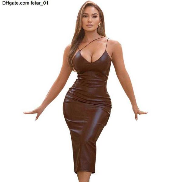 women latex dress pvc suspenders halter tight and calf belly patent leather fashion back split dresses prom party wear, Black;gray
women latex dress pvc suspenders halter tight and calf belly patent leather fashion back split dresses prom party wear, Black;gray