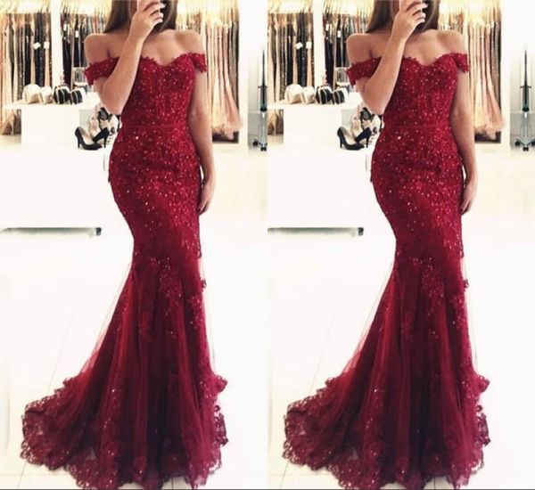 burgundy lace mermaid appliques off shoulder prom dresses vestido de festa beaded sequins long evening gowns2885999, Black
burgundy lace mermaid appliques off shoulder prom dresses vestido de festa beaded sequins long evening gowns2885999, Black