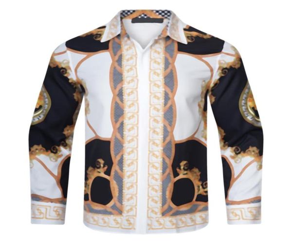 men casual shirts fashion hawaii beach designer letter printed long sleeved dress shirts4925778, White;black
men casual shirts fashion hawaii beach designer letter printed long sleeved dress shirts4925778, White;black