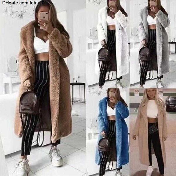 autumn winter women faux fur teddy coat casual plus size loose long fur jacket female thick warm solid color coats, Black
autumn winter women faux fur teddy coat casual plus size loose long fur jacket female thick warm solid color coats, Black