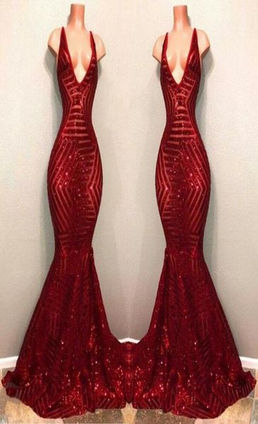 red bling bling sequined prom party dresses sleeveless mermaid plunging v neck black girl african celebrity dresses evening gowns7803001
red bling bling sequined prom party dresses sleeveless mermaid plunging v neck black girl african celebrity dresses evening gowns7803001