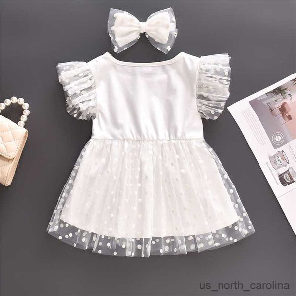 girl's dresses baby girls two piece outfits short sleeve dot print princess dress and headband for party summer kid clothes r230815, Red;yellow
girl's dresses baby girls two piece outfits short sleeve dot print princess dress and headband for party summer kid clothes r230815, Red;yellow