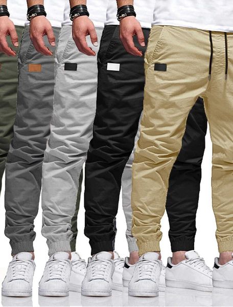 four seasons straight barrel long pants men's casual sports cotton size lace up ankle, Black
four seasons straight barrel long pants men's casual sports cotton size lace up ankle, Black