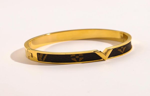 fashion 18k gold bangle bracelet classic design steel stamp bracelet luxury brand leather letters bracelets women love jewelry gif5931476, Black
fashion 18k gold bangle bracelet classic design steel stamp bracelet luxury brand leather letters bracelets women love jewelry gif5931476, Black