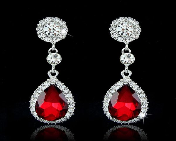 fashion bridal jewelry crystals earrings silver rhinestones long drop earring 5 colors wedding gift4464174, White
fashion bridal jewelry crystals earrings silver rhinestones long drop earring 5 colors wedding gift4464174, White