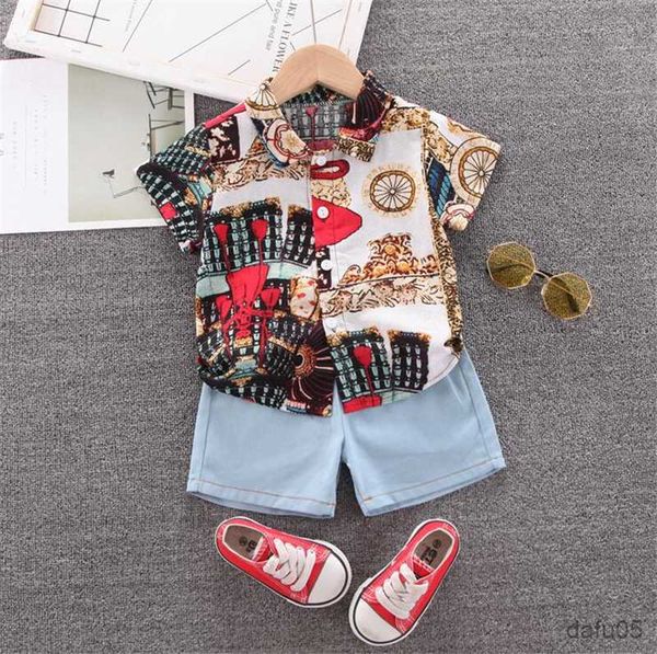 clothing sets baby boy clothes set short sleeve tropical print shirt elastic waist shorts casual style summer clothing for 1-5years r230815, White
clothing sets baby boy clothes set short sleeve tropical print shirt elastic waist shorts casual style summer clothing for 1-5years r230815, White