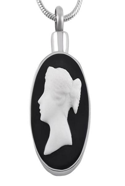 ijd9194 stainless steel cremation lady statue of oval pendant keepsake for ashes urn memorial necklace for women men jewelry279g4814509, Silver
ijd9194 stainless steel cremation lady statue of oval pendant keepsake for ashes urn memorial necklace for women men jewelry279g4814509, Silver