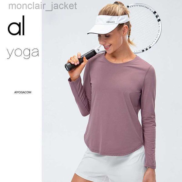 t shirt desginer alos yoga women's autumn and winter nylon double-sided nude long-sleeved large size quick-drying loose running fitnes, White
t shirt desginer alos yoga women's autumn and winter nylon double-sided nude long-sleeved large size quick-drying loose running fitnes, White
