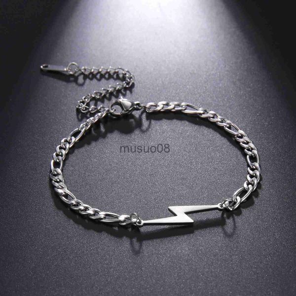 anklets kkjoy foot chain of women men silver color lightning stainless steel anklet simple fashion girls birthday jewelry cessorie j230815, Red;blue
anklets kkjoy foot chain of women men silver color lightning stainless steel anklet simple fashion girls birthday jewelry cessorie j230815, Red;blue
