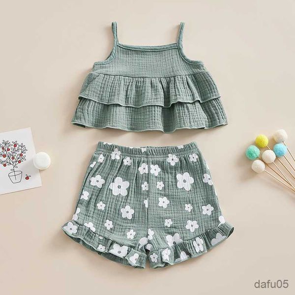 clothing sets 0-4y lovely toddler girls clothes sets sleeveless solid layer camisole with elastic waist flower print shorts r230815, White
clothing sets 0-4y lovely toddler girls clothes sets sleeveless solid layer camisole with elastic waist flower print shorts r230815, White
