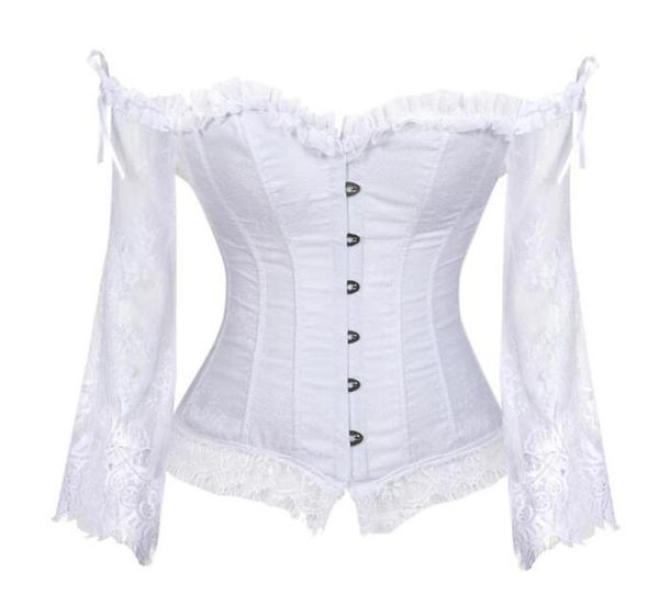 plus size women steampunk corset blouse long sleeve lace corselet lace up bustiers victorian club wedding party shirts5606228, White
plus size women steampunk corset blouse long sleeve lace corselet lace up bustiers victorian club wedding party shirts5606228, White