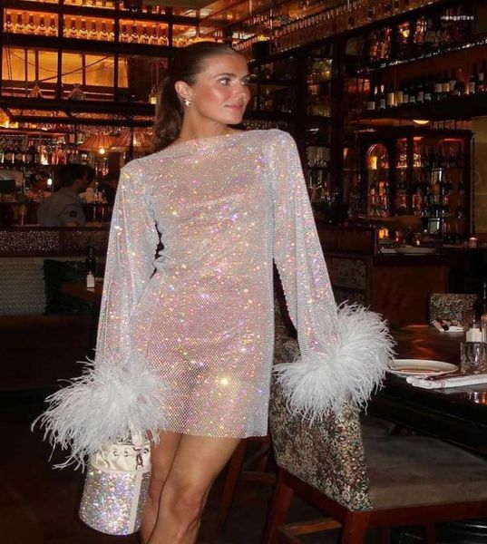 casual dresses hirigin feather mesh see through long sleeve party dress female sparkle elegant mini summer for women night cl1257035, Black;gray
casual dresses hirigin feather mesh see through long sleeve party dress female sparkle elegant mini summer for women night cl1257035, Black;gray
