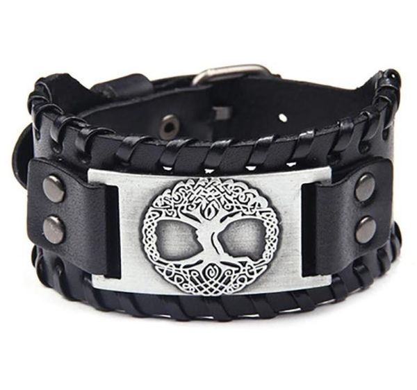 charm bracelets gothic design nordic viking odin tree of life bracelet for men hand woven wide leather adjustable punk jewelry8922000, Golden;silver
charm bracelets gothic design nordic viking odin tree of life bracelet for men hand woven wide leather adjustable punk jewelry8922000, Golden;silver