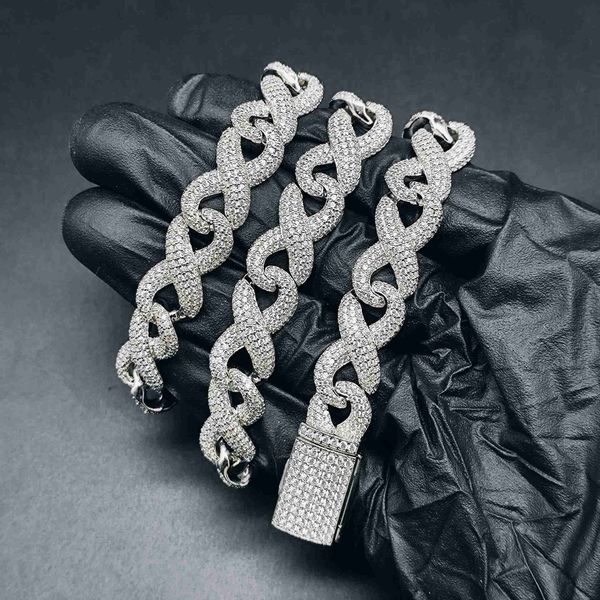 hip hop jewelry 15mm 2 rows of 18k gold plated vvs moissanite bracelet 925 silver iced out moissanite chain cuban
hip hop jewelry 15mm 2 rows of 18k gold plated vvs moissanite bracelet 925 silver iced out moissanite chain cuban