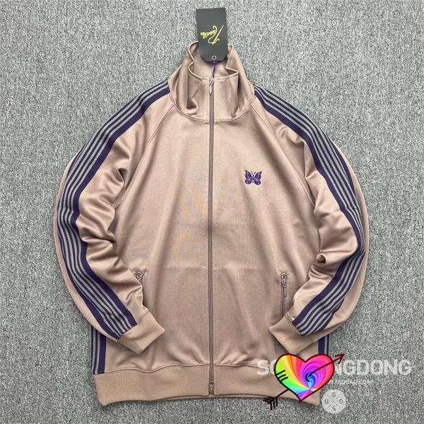 mens jackets taupe needles track jacket men women knitted purple stripe poly smooth needles jackets butterfly sport coat 230815, Black;brown
mens jackets taupe needles track jacket men women knitted purple stripe poly smooth needles jackets butterfly sport coat 230815, Black;brown