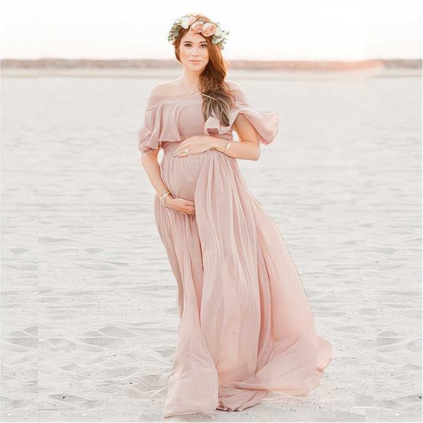 pink ruffles maternity dresses for p shoot bohemian chiffon pregnant women pgraphy props dress premama clothes, White
pink ruffles maternity dresses for p shoot bohemian chiffon pregnant women pgraphy props dress premama clothes, White