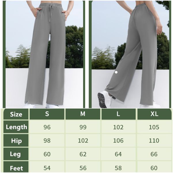 

ll-005 womens pants yoga outfits flared trousers elastic high waist loose excerise sport gym fit belly bell-bottomed long pant quick-dry dra