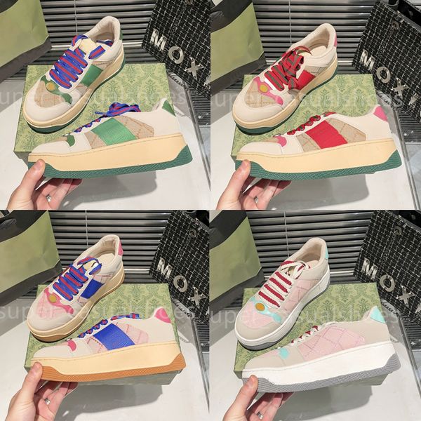 designer shoes screeners stripe platform loafers canvas sneakers men women fashion dirty leather lace-up tennis shoe casual trainers 35-45, Black
designer shoes screeners stripe platform loafers canvas sneakers men women fashion dirty leather lace-up tennis shoe casual trainers 35-45, Black