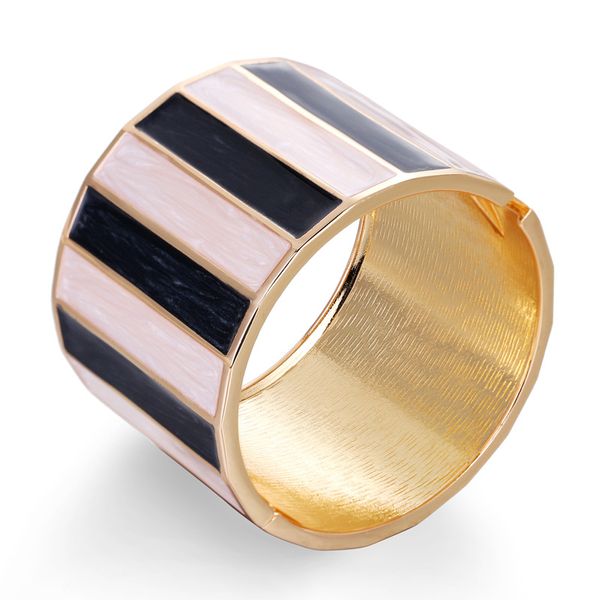 ins creative personalized bracelet retro oil dropping bracelet women's wide edge stripe mixed color bracelet manufacturer wholesale, Black
ins creative personalized bracelet retro oil dropping bracelet women's wide edge stripe mixed color bracelet manufacturer wholesale, Black