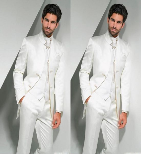 online groom tuxedos 2017 mandarin lapel men039s suit white groomsman man weddingprom suitsjacketpantstievest9369671, Black;gray
online groom tuxedos 2017 mandarin lapel men039s suit white groomsman man weddingprom suitsjacketpantstievest9369671, Black;gray