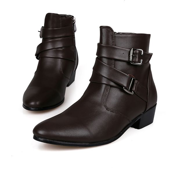 boots men pu leather riding boots trend retro short boots thick heel side zipper pointed classic western cowboy boots selling 230814, Black
boots men pu leather riding boots trend retro short boots thick heel side zipper pointed classic western cowboy boots selling 230814, Black