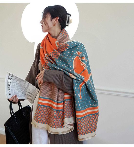 winter scarf fashion super pure cashmere autumn thick womens soft tassel style shawl luxury scarves headscarf size 65190cm pashmina k5vf, Blue;gray
winter scarf fashion super pure cashmere autumn thick womens soft tassel style shawl luxury scarves headscarf size 65190cm pashmina k5vf, Blue;gray