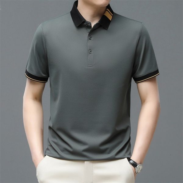 mens polos browon brand polo shirt men tees summer solid color regular fit clothes turndown collar short sleeve business 230815, White;black
mens polos browon brand polo shirt men tees summer solid color regular fit clothes turndown collar short sleeve business 230815, White;black