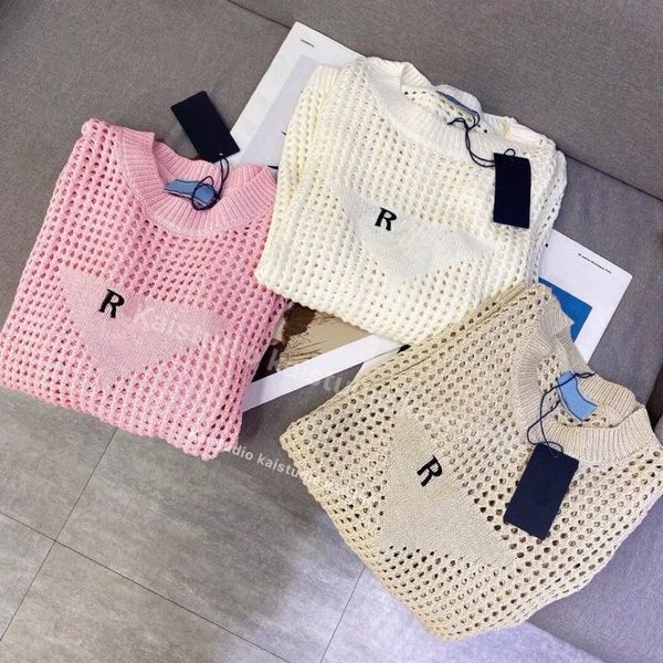 2023 summer and autumn design temperament long sleeve hollow out embroidery round neck t-shirt loose women's underlay knit, White
2023 summer and autumn design temperament long sleeve hollow out embroidery round neck t-shirt loose women's underlay knit, White