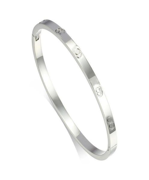 women lovers bracelet silver gold bangles men luxury designer jewelry titanium steel couple simple fashion diamond custom 6mm cuff3031314, Golden;silver
women lovers bracelet silver gold bangles men luxury designer jewelry titanium steel couple simple fashion diamond custom 6mm cuff3031314, Golden;silver