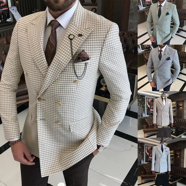 men suits double breasted jacket slim fit wedding groom wear business blazer formal tuxedos only coat customize, Black;gray
men suits double breasted jacket slim fit wedding groom wear business blazer formal tuxedos only coat customize, Black;gray
