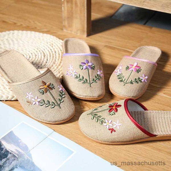 slipper embroidered slippers casual home flat slippers sweat-absorbing non-slip shoes for women r230815, Black;grey
slipper embroidered slippers casual home flat slippers sweat-absorbing non-slip shoes for women r230815, Black;grey