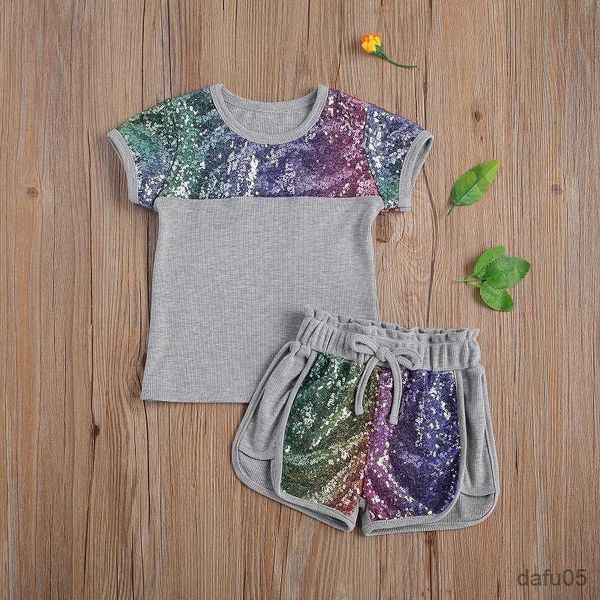 clothing sets baby summer clothing kid sequin ribbed outfits set round neck short sleeve elastic head sequin shorts autumn colorful r230815, White
clothing sets baby summer clothing kid sequin ribbed outfits set round neck short sleeve elastic head sequin shorts autumn colorful r230815, White