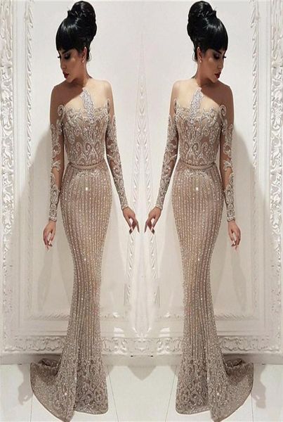 sparkling arabic sequins lace mermaid prom dresses elegant long sleeves sheer crew neck evening gowns plus size vestidos de festa 2930479, Black;red
sparkling arabic sequins lace mermaid prom dresses elegant long sleeves sheer crew neck evening gowns plus size vestidos de festa 2930479, Black;red