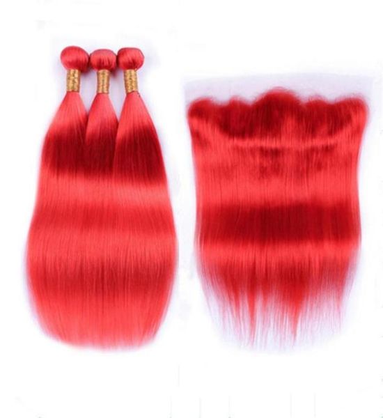 virgin brazilian pure red human hair weaves with frontal closure silky straight colored red full lace frontal 13x4 with 3 bundles 2398811, Black;brown
virgin brazilian pure red human hair weaves with frontal closure silky straight colored red full lace frontal 13x4 with 3 bundles 2398811, Black;brown