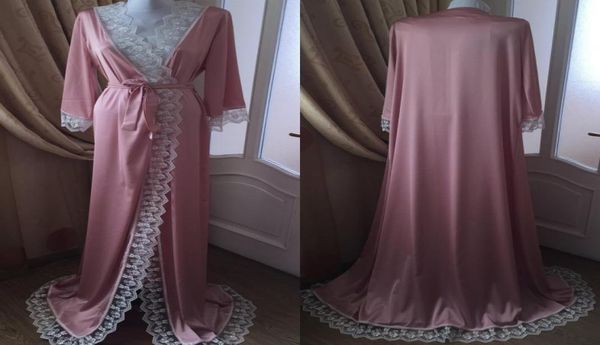 100 real image bride sleepwear robes custom made lace edge long sleeve women sleepwear dresses 620501, White
100 real image bride sleepwear robes custom made lace edge long sleeve women sleepwear dresses 620501, White