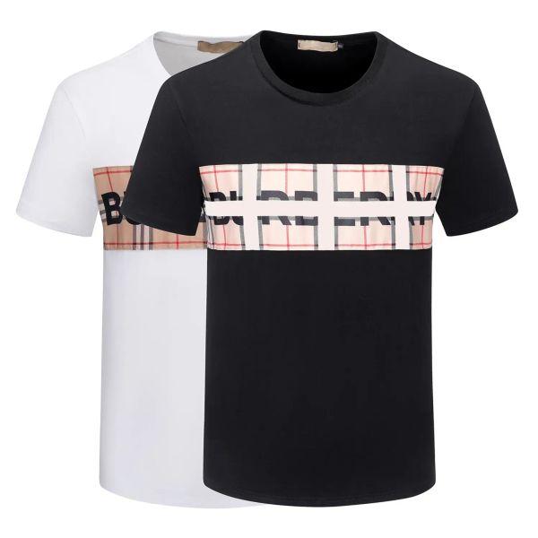 fashion designer men's t-shirt black and white plaid stripe fashion casual 100% cotton anti-wrinkle slim letter printing large asian si, White;black
fashion designer men's t-shirt black and white plaid stripe fashion casual 100% cotton anti-wrinkle slim letter printing large asian si, White;black