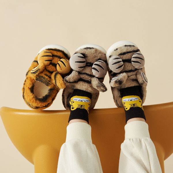 slipper cartoon 3d tiger boys girls slippers winter plush room kids platform warm soft sole anti slip house children shoe 230814, Black;grey
slipper cartoon 3d tiger boys girls slippers winter plush room kids platform warm soft sole anti slip house children shoe 230814, Black;grey