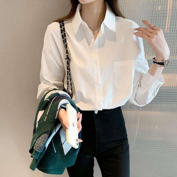 temperament white shirt womens style small t casual bottoming all match long sleeves inner fold
temperament white shirt womens style small t casual bottoming all match long sleeves inner fold
