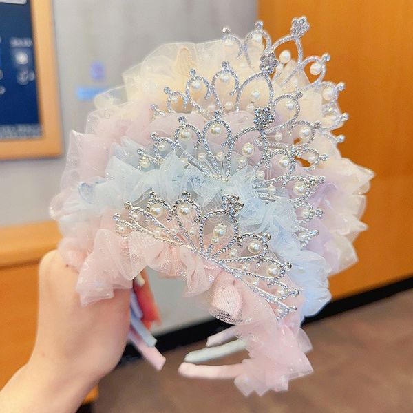 new lace crown flower headband rhinestone girl hair band princess crown headdress birthday prom party hair accessories, Slivery;white
new lace crown flower headband rhinestone girl hair band princess crown headdress birthday prom party hair accessories, Slivery;white