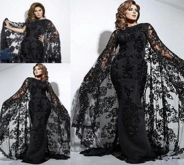 yousef aljasmi saudi arabic black evening dresses lace cloak style mermaid prom dresses applique plus size formal party dresses6719055, Black;red
yousef aljasmi saudi arabic black evening dresses lace cloak style mermaid prom dresses applique plus size formal party dresses6719055, Black;red