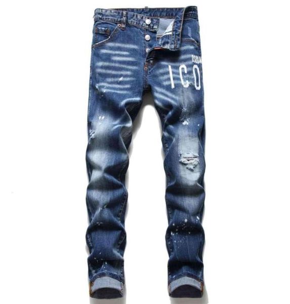 jeans summer paint splashing men039s slim letter print stretch d2 blue tight long pants38047173066204
jeans summer paint splashing men039s slim letter print stretch d2 blue tight long pants38047173066204
