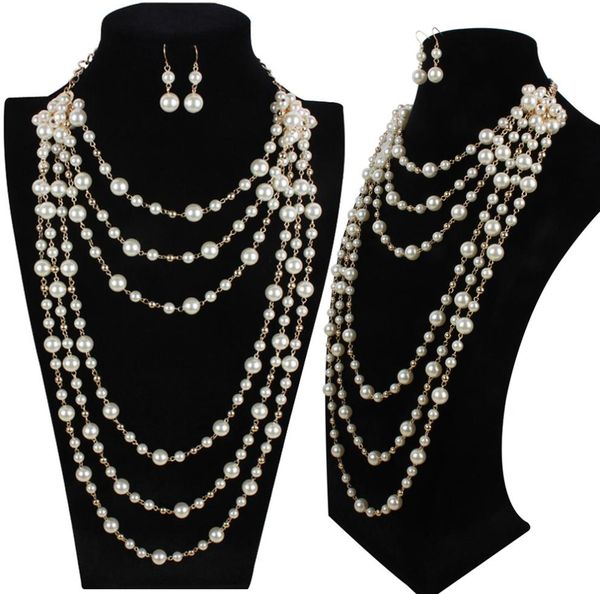 elegant manmade pearl long necklace multilayer necklace female accessories for bride fashion3248795, Silver
elegant manmade pearl long necklace multilayer necklace female accessories for bride fashion3248795, Silver