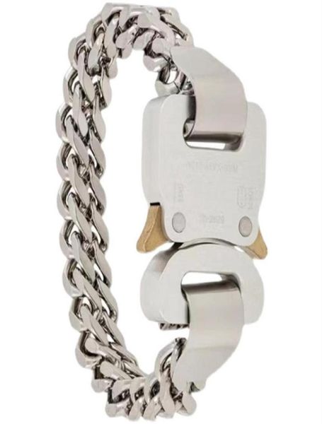 1017 alyx 9sm doublelayer chain alloy buckle bracelet simple hiphop with the same bracelet ins tide brand fashion allmatch jewe3227770, Black
1017 alyx 9sm doublelayer chain alloy buckle bracelet simple hiphop with the same bracelet ins tide brand fashion allmatch jewe3227770, Black