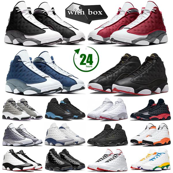 with box jumpman 13 basketball shoes 13s mens trainers black cat red flint atmosphere grey bred playoffs playground men sneakers sports outd, White;red
with box jumpman 13 basketball shoes 13s mens trainers black cat red flint atmosphere grey bred playoffs playground men sneakers sports outd, White;red