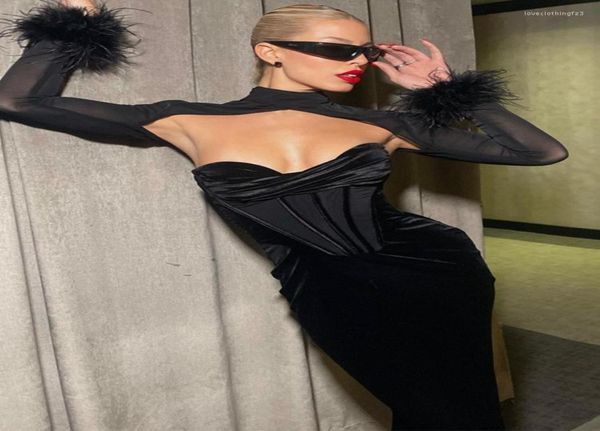 casual dresses evening party velvet black corset dress with feathers mesh long sleeve bodycon maxi arrivals 2023 c16dz304065214, Black;gray
casual dresses evening party velvet black corset dress with feathers mesh long sleeve bodycon maxi arrivals 2023 c16dz304065214, Black;gray