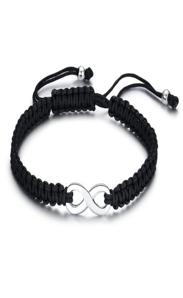 infinity lovers friendship bracelets for women man jewelry black handmade braided stretched rope chain bracelets9589035, Golden;silver
infinity lovers friendship bracelets for women man jewelry black handmade braided stretched rope chain bracelets9589035, Golden;silver