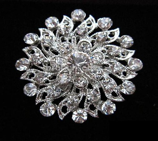 12 inch beautiful silver color clear rhinestone crystal diamante small flower wedding dress pin brooch gifts2981995, Gray
12 inch beautiful silver color clear rhinestone crystal diamante small flower wedding dress pin brooch gifts2981995, Gray