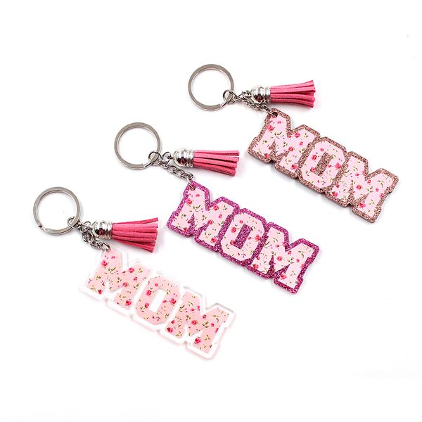 acrylic keychain pendant creative mom tassel keychain mother's day gift luggage decoration keyring key chain, Silver
acrylic keychain pendant creative mom tassel keychain mother's day gift luggage decoration keyring key chain, Silver
