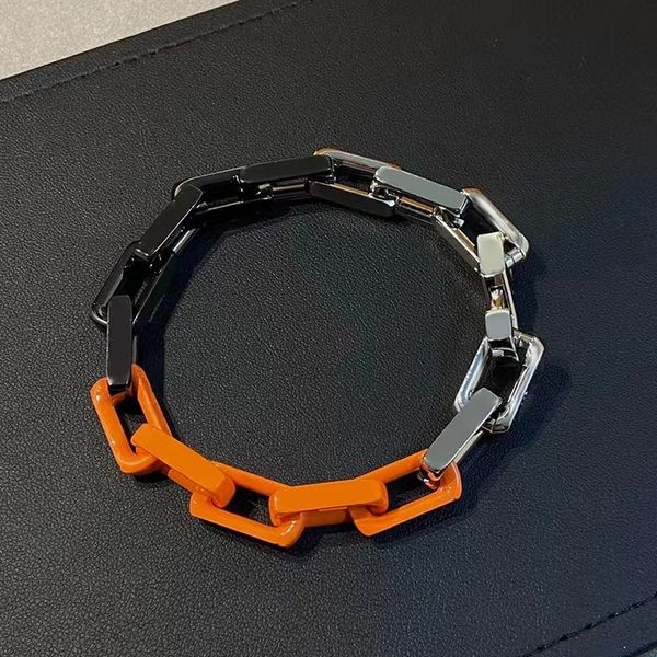 fashion link chain designer necklace bracelet luxury jewelry stainless steel hiphop orange black silver mens chains necklaces jewelry for me
fashion link chain designer necklace bracelet luxury jewelry stainless steel hiphop orange black silver mens chains necklaces jewelry for me